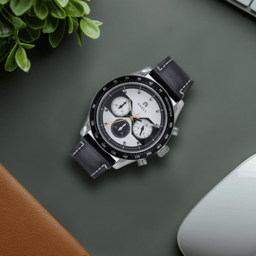 Pitstop Panda Leather Strap