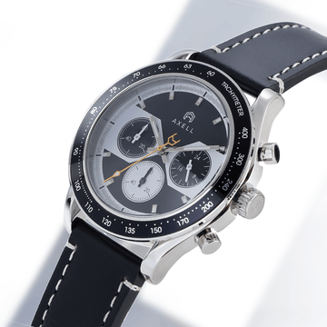 Pitstop Reverse Panda Leather Strap